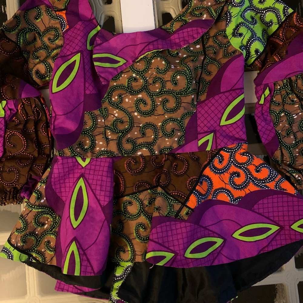 African Print Top